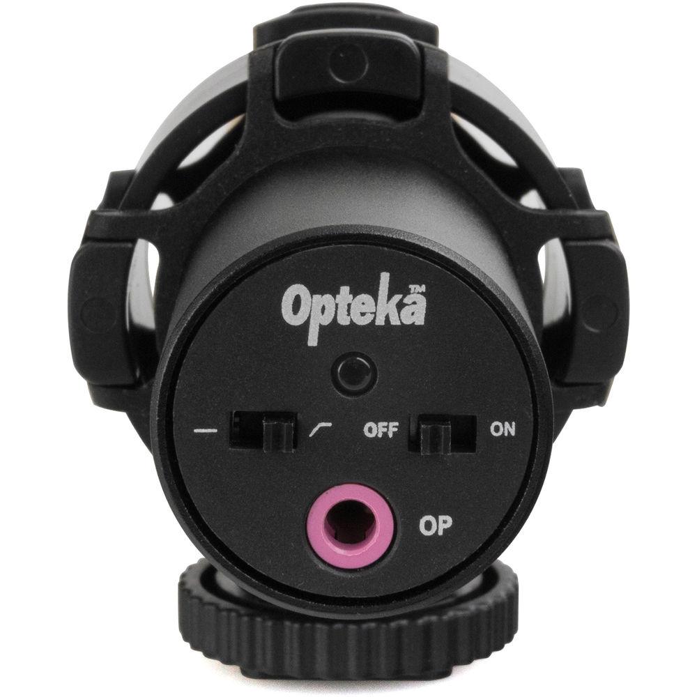 Opteka VM-2000 Gold Series Stereo Video Shotgun Microphone with Shockmount