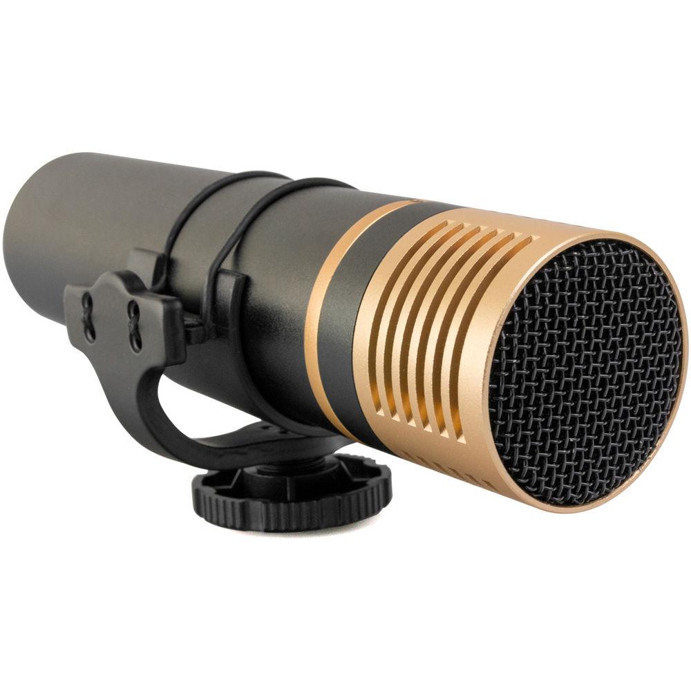Opteka VM-3000 Gold Series Stereo Video Shotgun Microphone with Shockmount