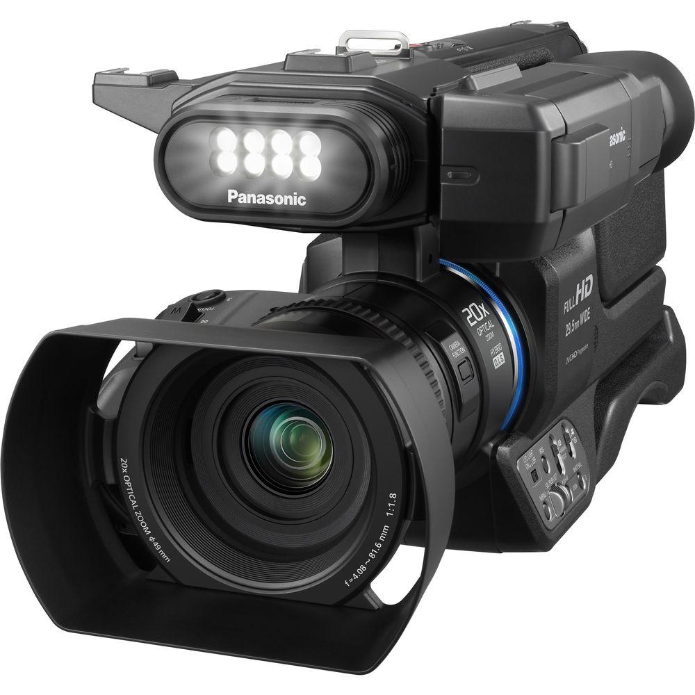 Panasonic HC-MDH3 AVCHD Shoulder Mount Camcorder with LCD Touchscreen & LED Light