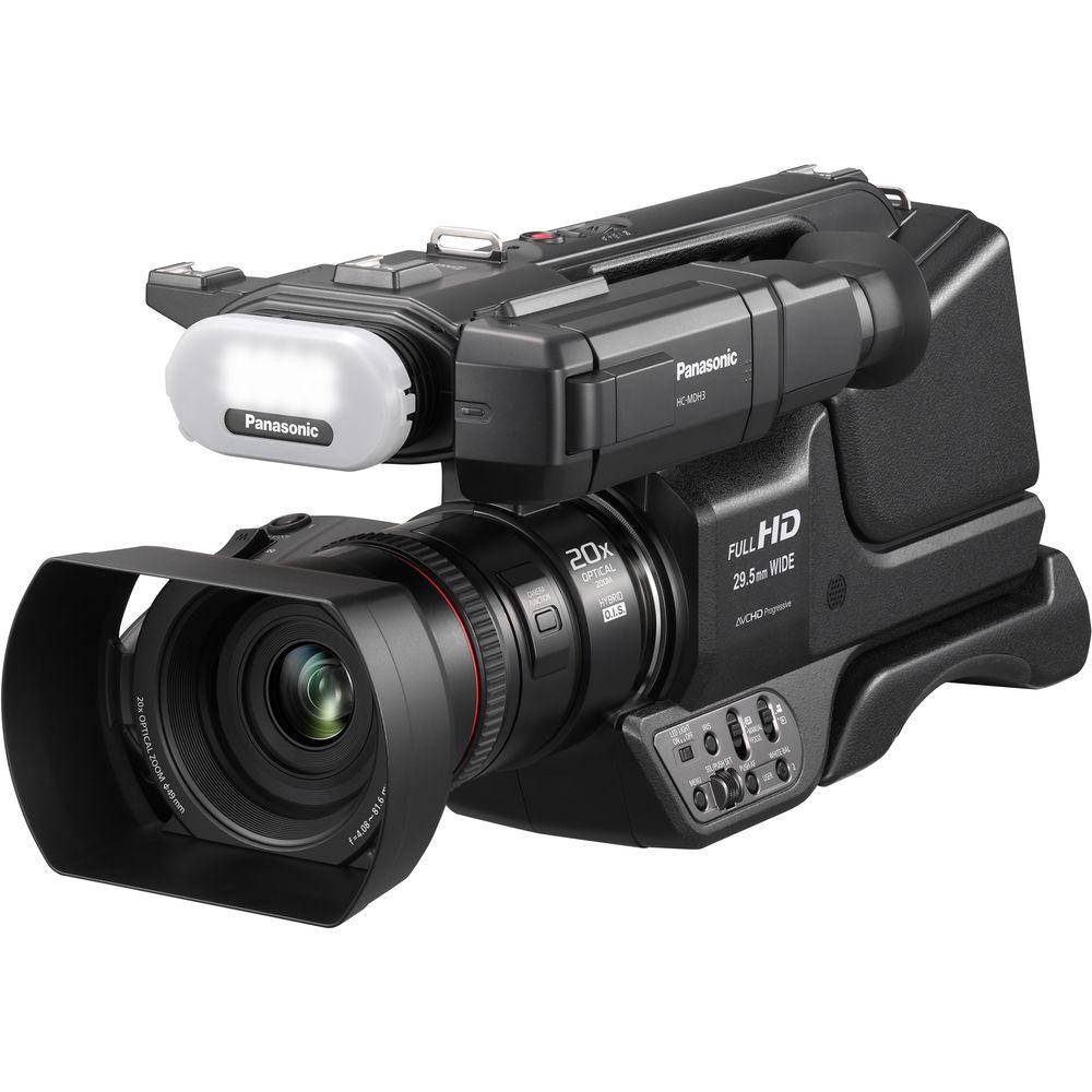 Panasonic HC-MDH3 AVCHD Shoulder Mount Camcorder with LCD Touchscreen & LED Light