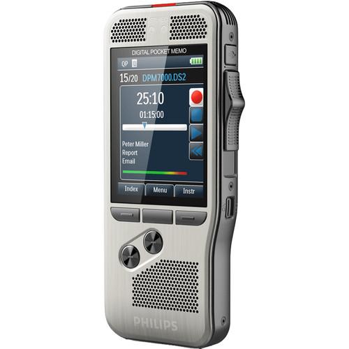 Philips DPM7000 PocketMemo Digital Voice Recorder with Slide Switch