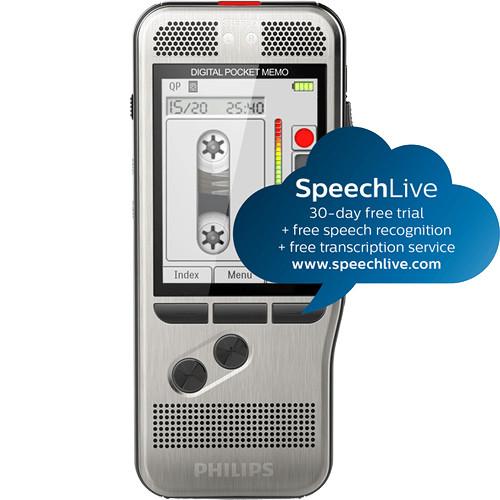 Philips DPM7000 PocketMemo Digital Voice Recorder with Slide Switch