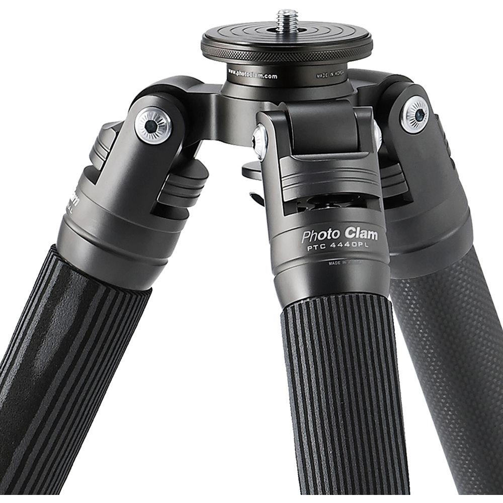 Photo Clam PTC-4440PL Professional High-Modulus Carbon Fiber Tripod