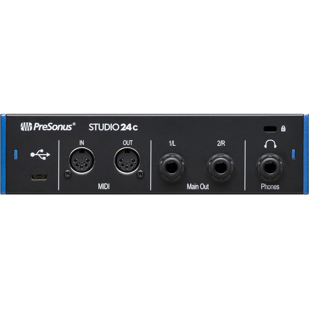 PreSonus Studio 24c 2x2 USB Type-C Audio MIDI Interface