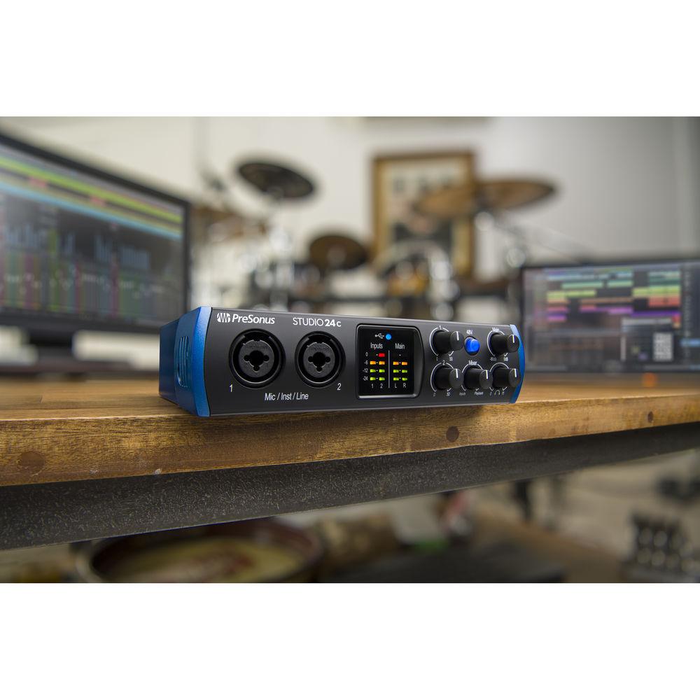 PreSonus Studio 24c 2x2 USB Type-C Audio MIDI Interface