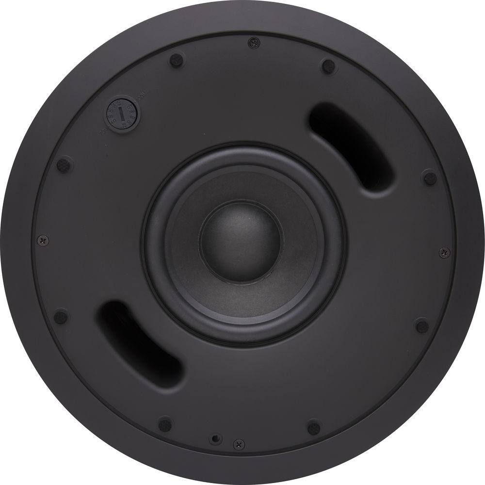 QSC 6.5"Dual VoiceCoil Ceiling WeatherTreated Subwoofer-70 100V Transformer-C-Ring Tile Rails