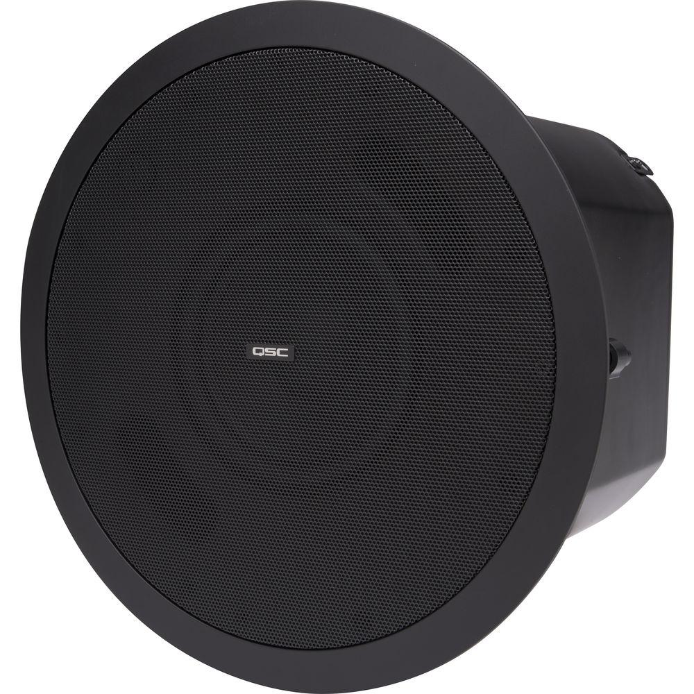 QSC 6.5"Dual VoiceCoil Ceiling WeatherTreated Subwoofer-70 100V Transformer-C-Ring Tile Rails