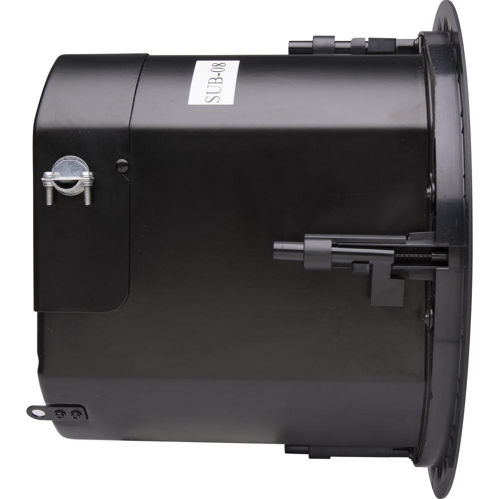 QSC 6.5"Dual VoiceCoil Ceiling WeatherTreated Subwoofer-70 100V Transformer-C-Ring Tile Rails