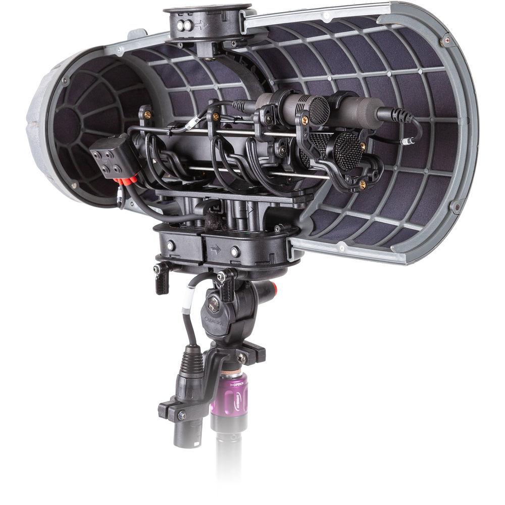 Rycote Stereo Cyclone DMS Kit 3 Windshield System for Sennheiser MKH 8040 Pair & MKH 30