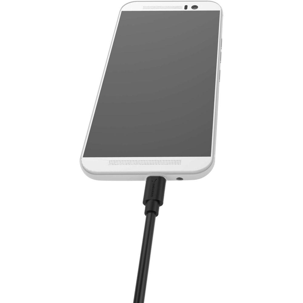 Sabrent USB 2.0 Type-A Male to Micro-USB Type-B Sync and Charge Cable 6-Pack