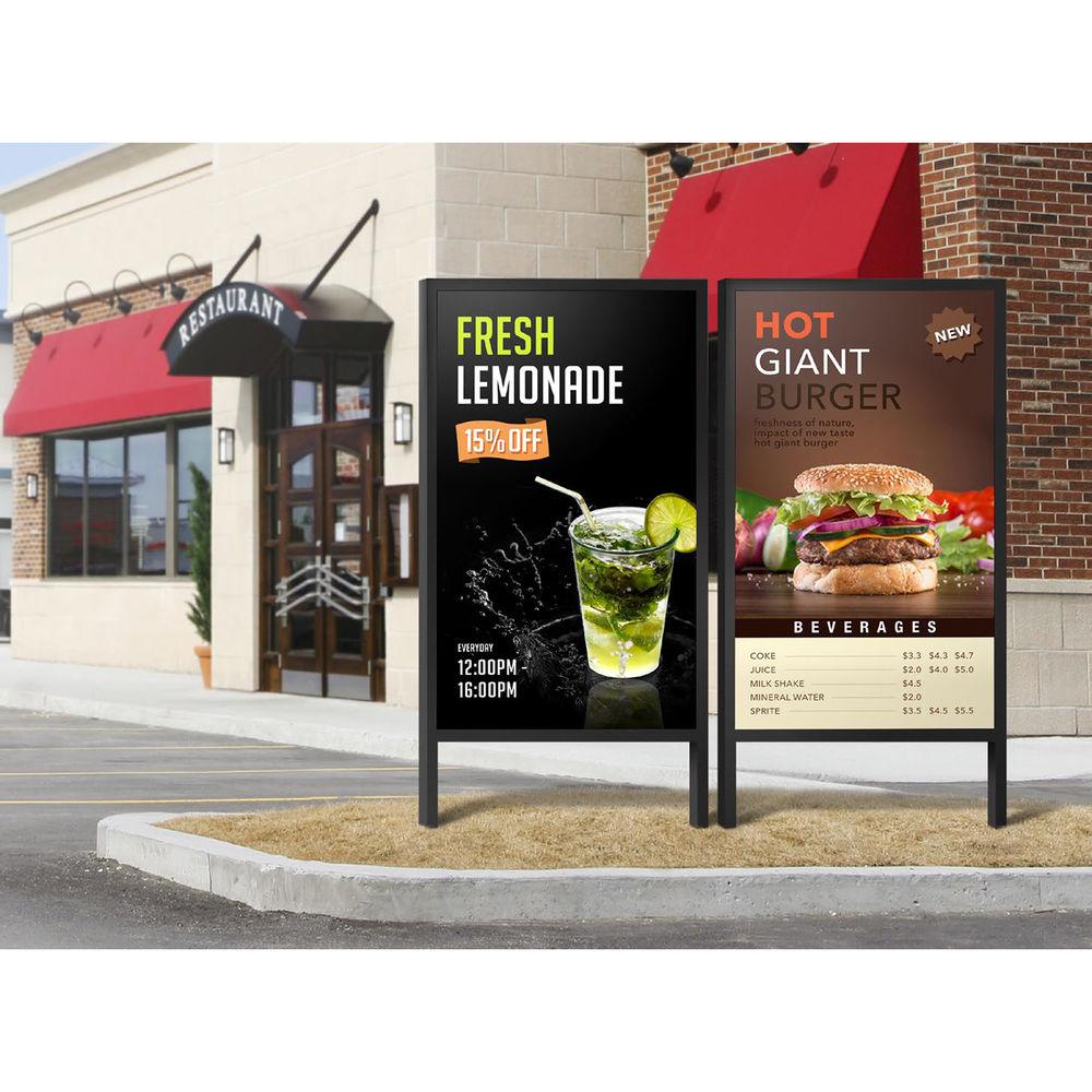 Samsung OH85F 85" 4K UHD Outdoor Signage Display with Embedded Power Box