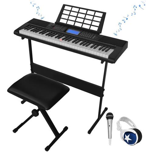 Technical Pro PIA6100 61-Key Learning Keyboard Bundle