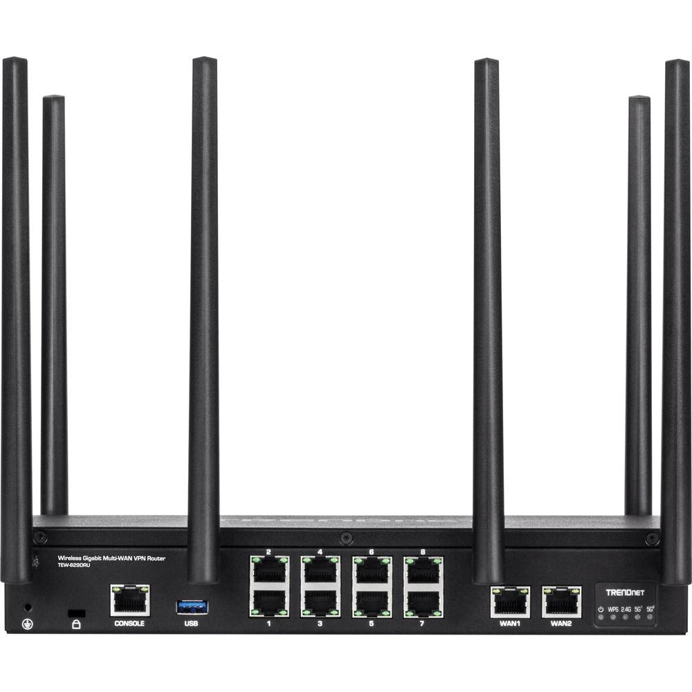 TRENDnet TEW-829DRU AC3000 Wireless Tri-Band Gigabit Router