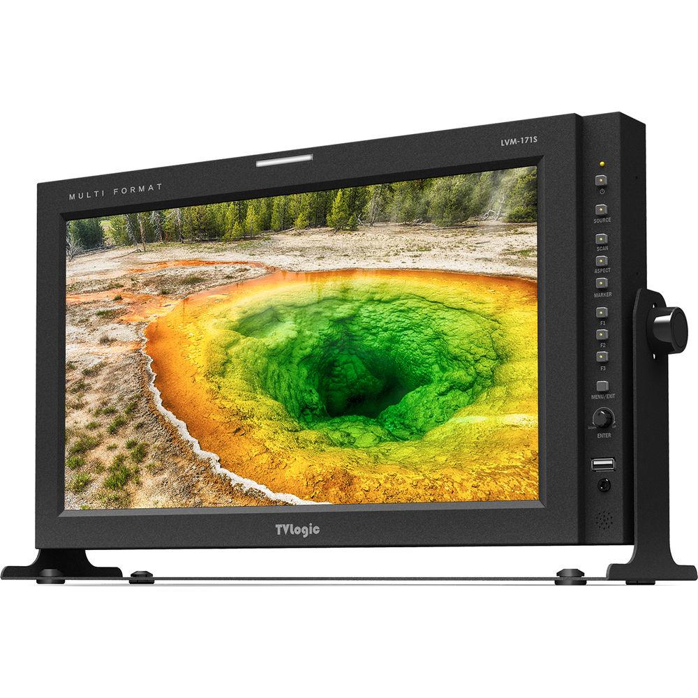 TVLogic 16.5"1920x1080QC-Grade Super-IPS LCD Monitor,2x3G HD SD-SDI Inps & Out, DVI-I & HDMI In