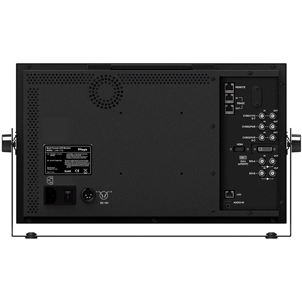 TVLogic 16.5"1920x1080QC-Grade Super-IPS LCD Monitor,2x3G HD SD-SDI Inps & Out, DVI-I & HDMI In