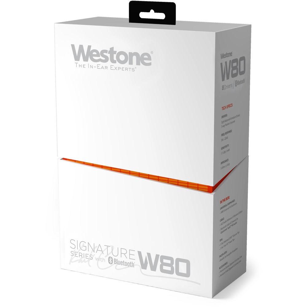 Westone W80 Eight-Driver True-Fit Earphones with ALO Audio and High-Resolution Bluetooth Cables