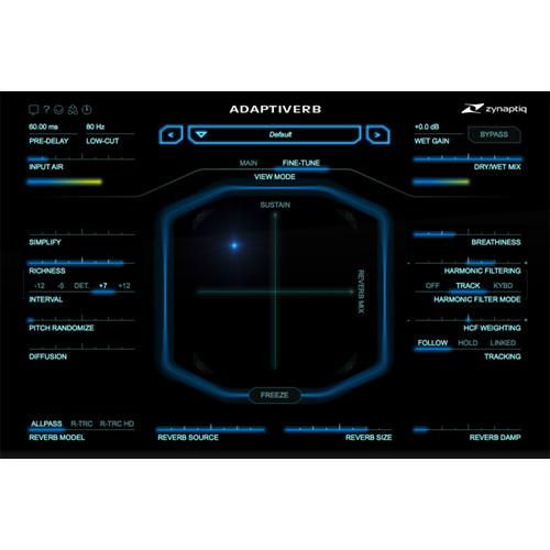 Zynaptiq ADAPTIVERB - Harmonic Tracking Resynthesis Reverb