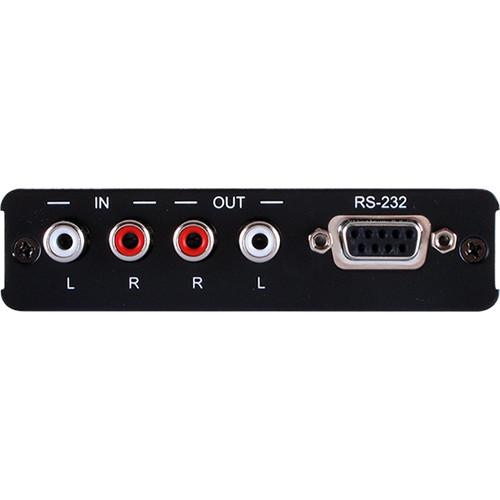 A-Neuvideo Analog Stereo Audio & RS-232 over Cat5e 6 7 Extender Transmitter