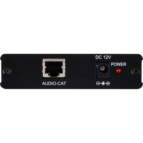 A-Neuvideo Analog Stereo Audio & RS-232 over Cat5e 6 7 Extender Transmitter
