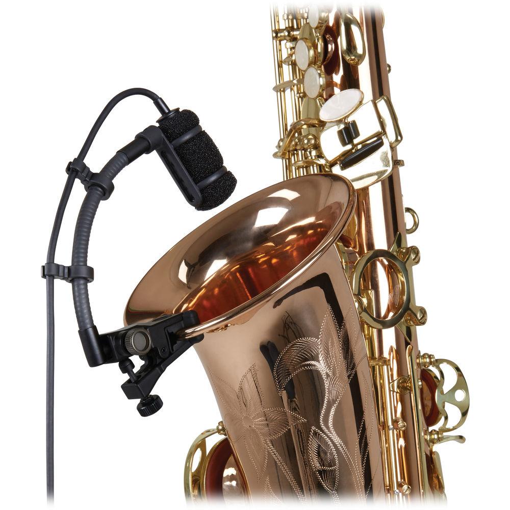 Audio-Technica ATM350U Cardioid Condenser Instrument Microphone with Universal Clip-On Mounting System