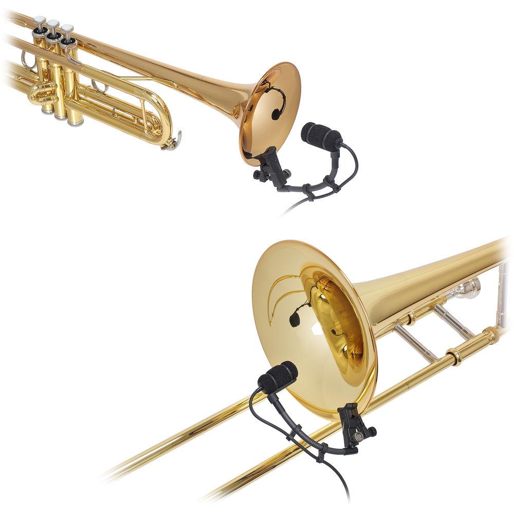 Audio-Technica ATM350U Cardioid Condenser Instrument Microphone with Universal Clip-On Mounting System