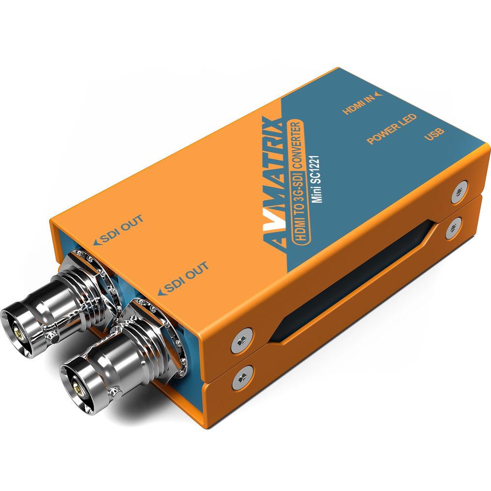 AV Matrix Mini SC1221 HDMI to Dual 3G-SDI Pocket-Size Broadcast Converter, AV, Matrix, Mini, SC1221, HDMI, to, Dual, 3G-SDI, Pocket-Size, Broadcast, Converter