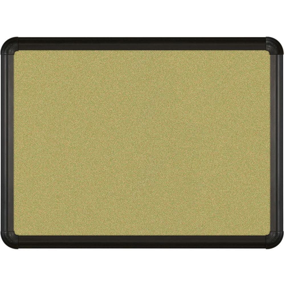 Best Rite Splash-Cork Tackboard with Black Presidential Trim