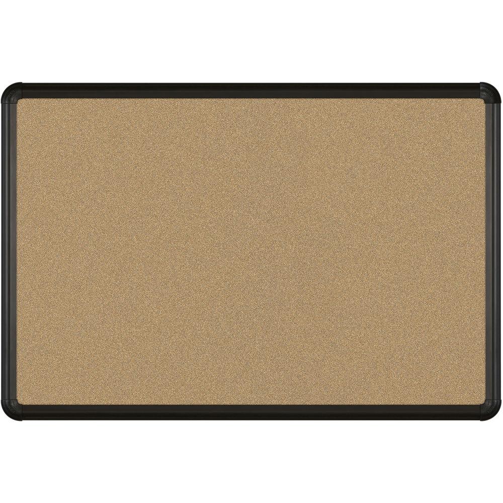 Best Rite Splash-Cork Tackboard with Black Presidential Trim