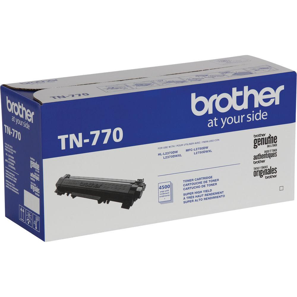 Brother TN770 Super High Yield Black Toner Cartridge, Brother, TN770, Super, High, Yield, Black, Toner, Cartridge