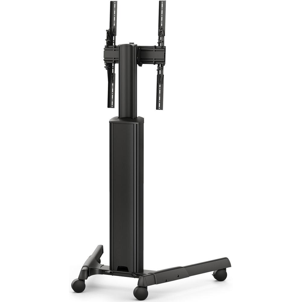 Chief Fusion Manual Height-Adjustable Stretch Portrait Cart for Select Monitors