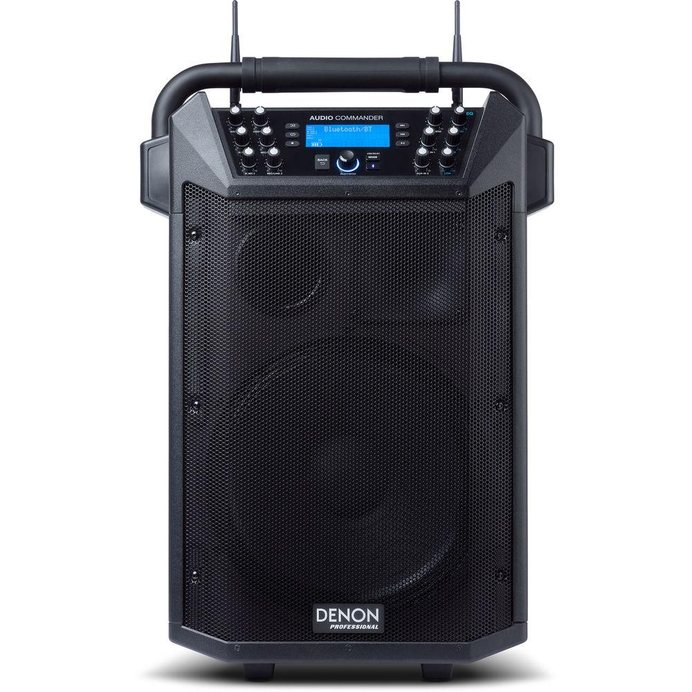 Denon Audio Commander Professional Mobile PA System with Two Wireless Microphones