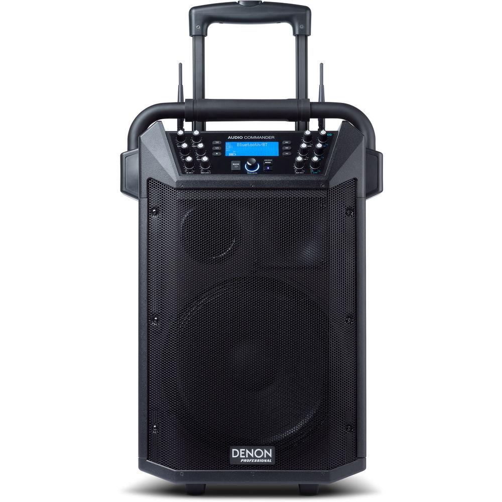 Denon Audio Commander Professional Mobile PA System with Two Wireless Microphones