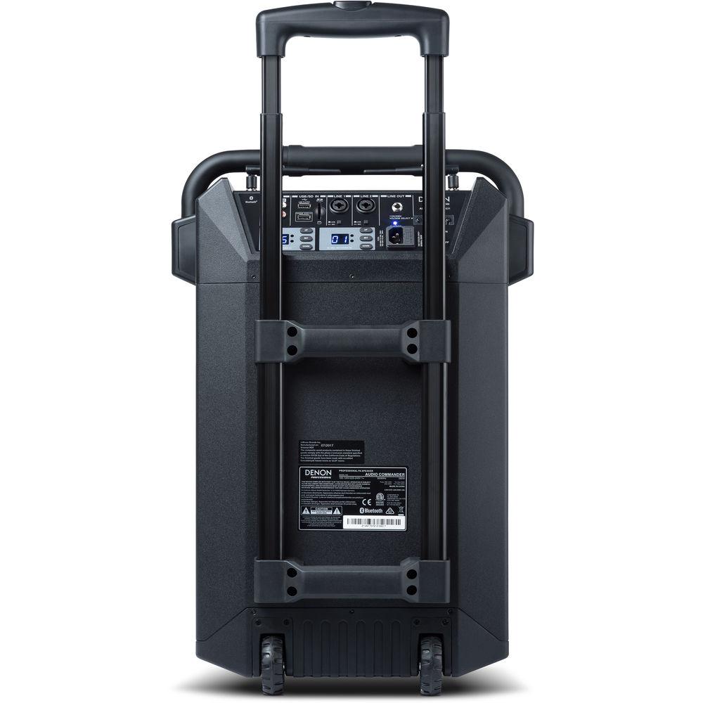 Denon Audio Commander Professional Mobile PA System with Two Wireless Microphones