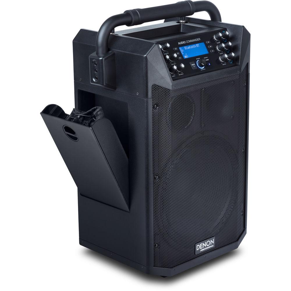 Denon Audio Commander Professional Mobile PA System with Two Wireless Microphones