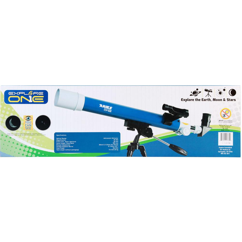 ExploreOne Aries 50mm f 7.3 AZ Refractor Telescope