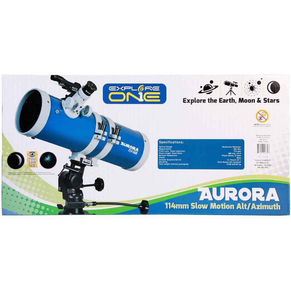 ExploreOne Aurora 114mm f 4 AZ Telescope