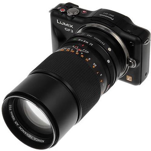 FotodioX Pro Mount Adapter for Konika AR Lens to Micro Four Thirds-Mount Camera Camera