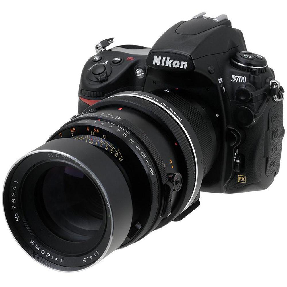 FotodioX Pro Mount Adapter for Mamiya RB67 RZ67 Lens to Nikon F-Mount Camera