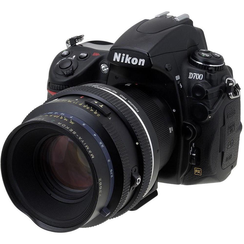 FotodioX Pro Mount Adapter for Mamiya RB67 RZ67 Lens to Nikon F-Mount Camera