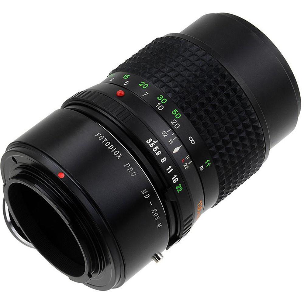 FotodioX Pro Mount Adapter for Minolta SR MD MC-Mount Lens to Canon EOS M Camera