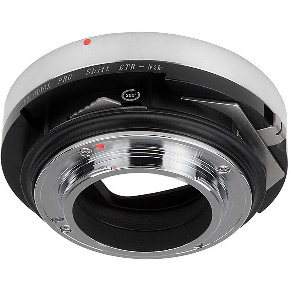 FotodioX Pro Shift Mount Adapter for Bronica ETR Lens to Nikon F-Mount Camera