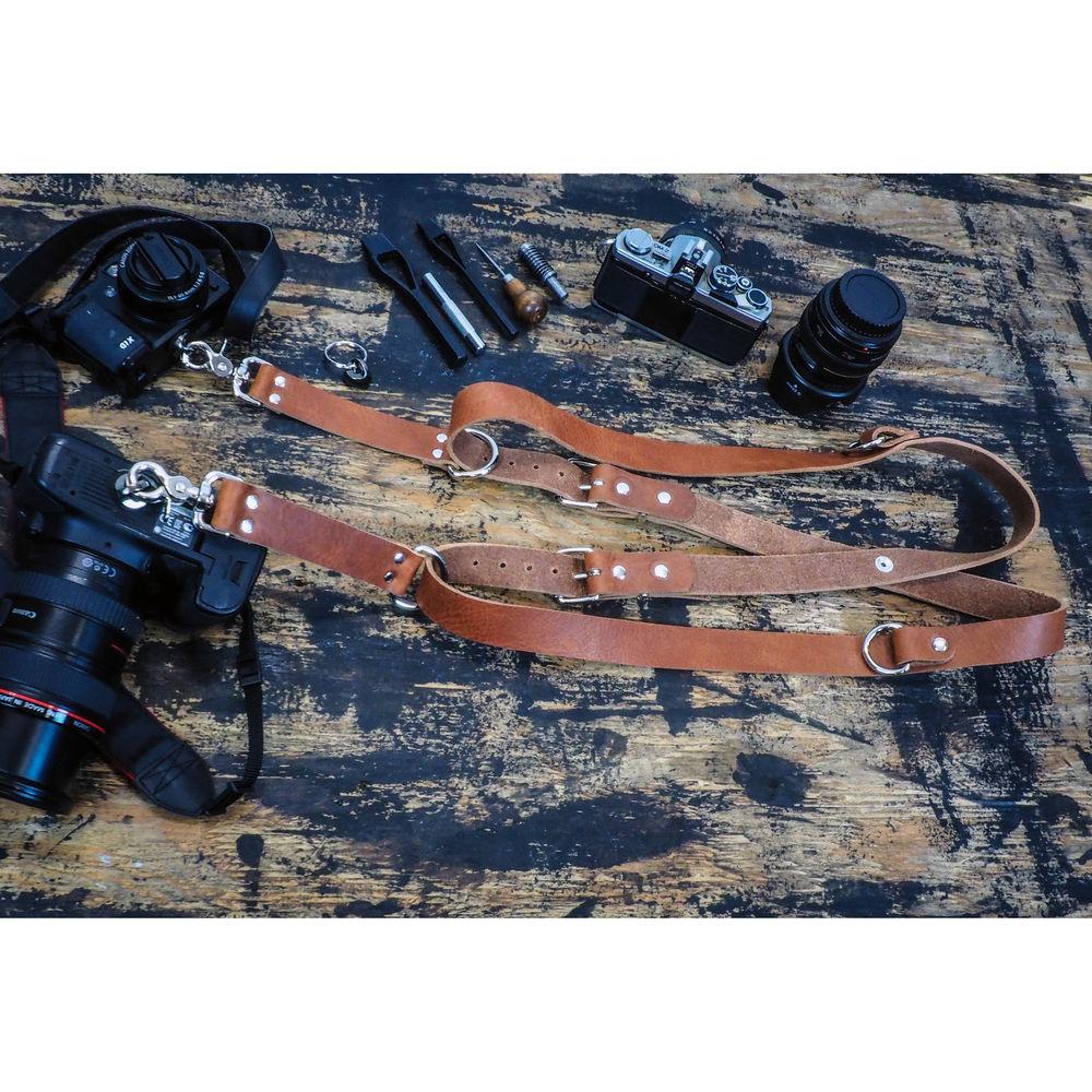 Funk Plus Water Buffalo Leather Snap Back Harness with 1.25" Wide Straps and D-Rings