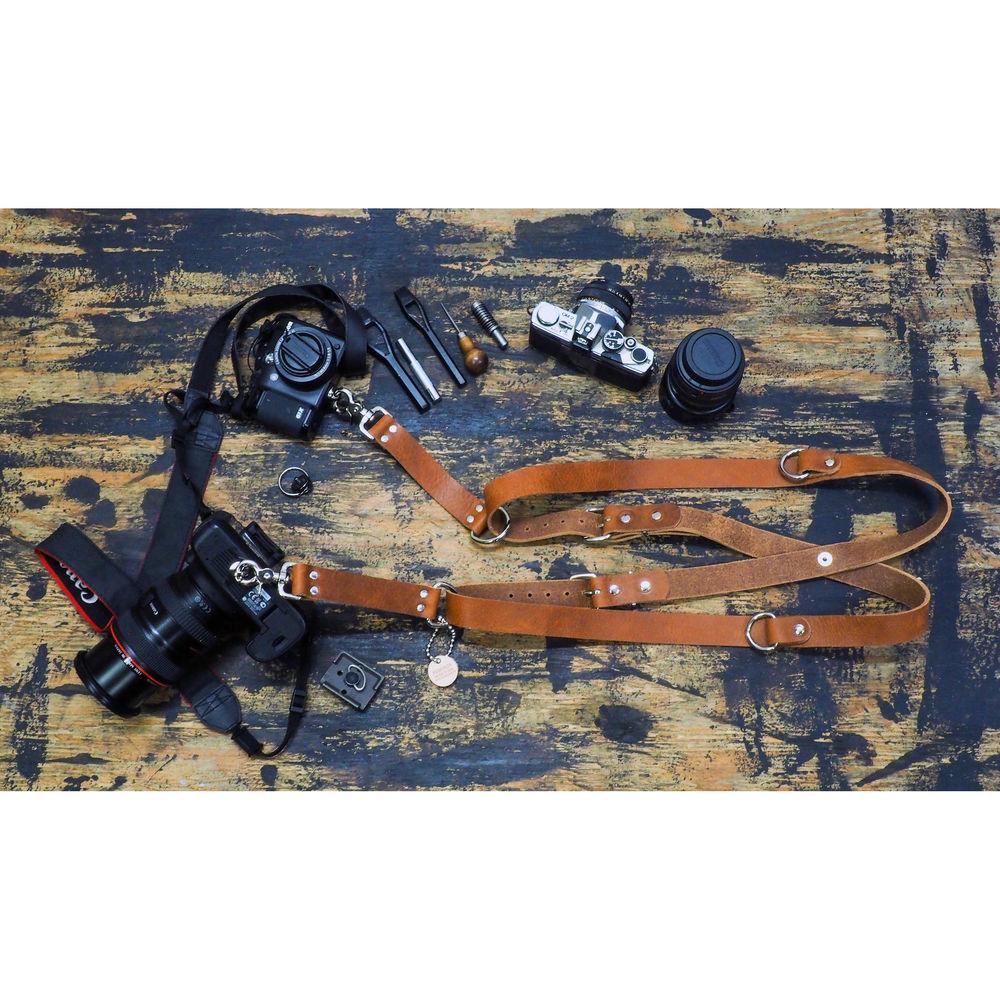 Funk Plus Water Buffalo Leather Snap Back Harness with 1.25" Wide Straps and D-Rings