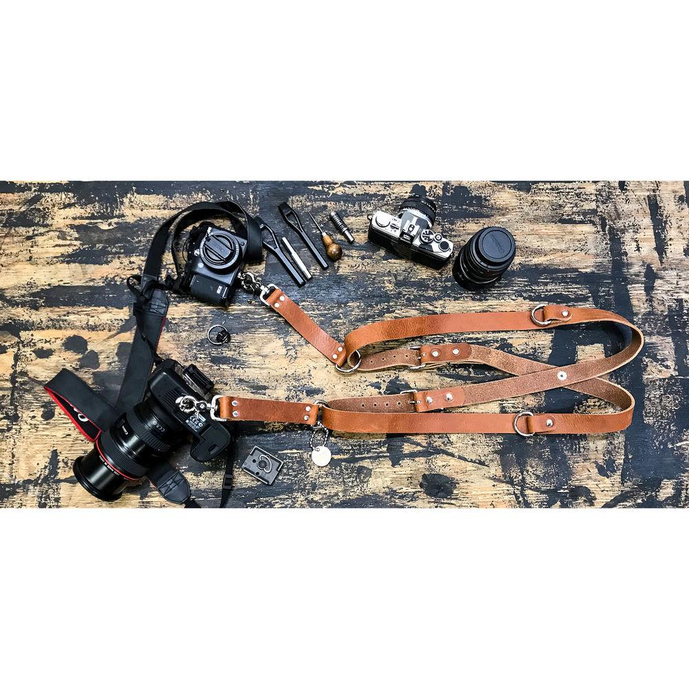 Funk Plus Water Buffalo Leather Snap Back Harness with 1.25" Wide Straps and D-Rings