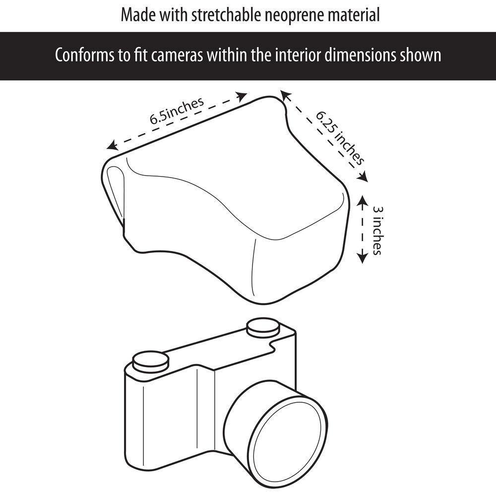 GOgroove DSLR Camera Sleeve Camera Case Holster