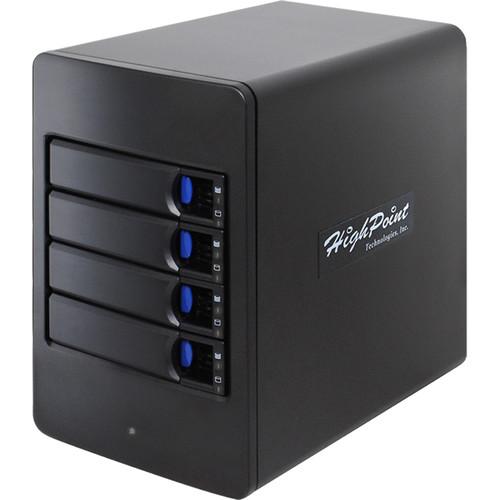 HighPoint rDrive 6114VM 40TB 4-Bay USB 3.1 RAID Array for Mac
