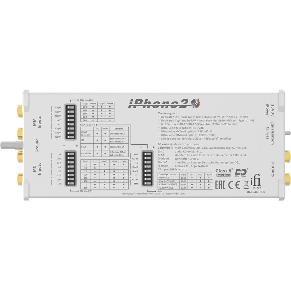 iFi AUDIO micro iPhono2 Stereo Phono Preamplifier