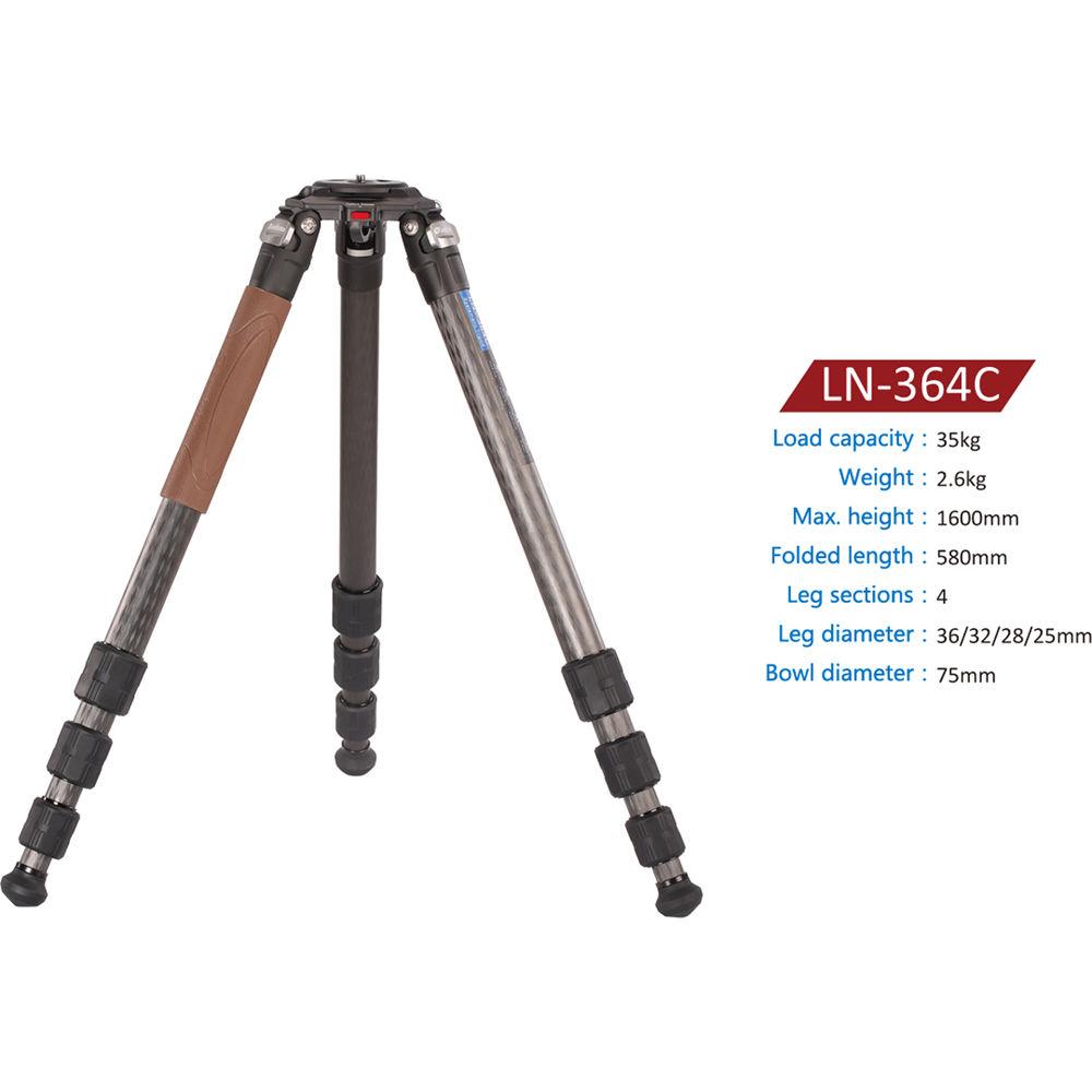 Leofoto LN-364C Carbon Fiber Tripod