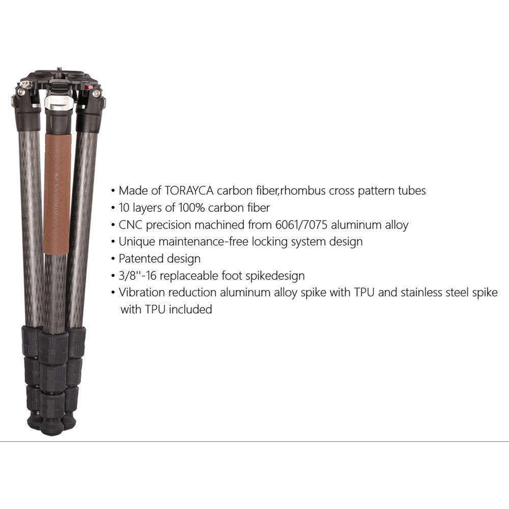 Leofoto LN-364C Carbon Fiber Tripod