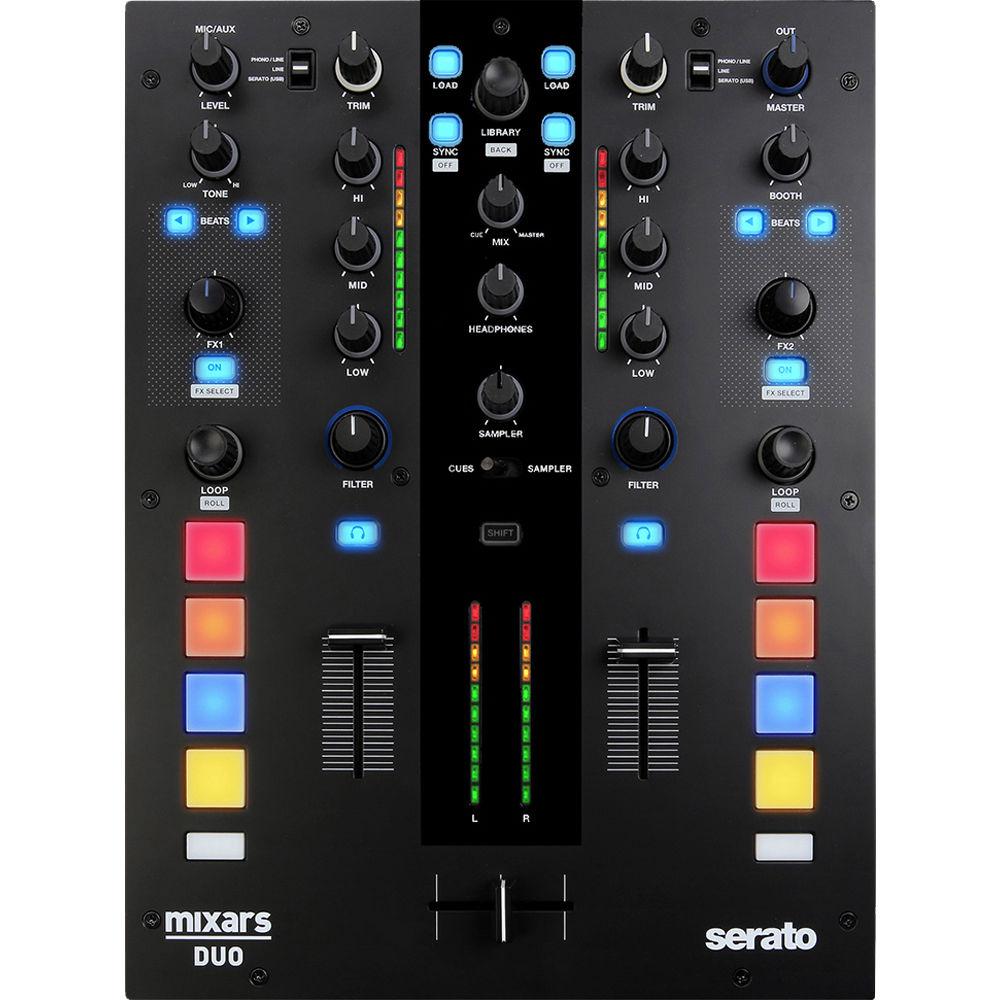 Mixars DUO MKII - Professional 2-Channel Battle Mixer for Serato DJ